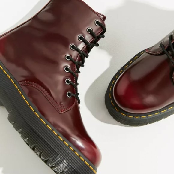 Doc martens platform cherry red. Size 11 mens